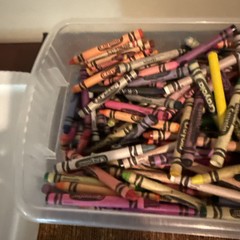 Lot 6 Pounds crayola crayons vintage & Pencil Pack. Crayons Are Lightly Used