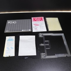 RISO PG-10 Print Gocco Vintage Postcard Screen Printer Kit with Inks and Lamps