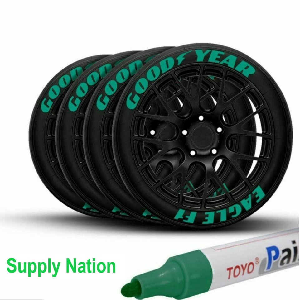 Tire Permanent Marker Tire Lettering Paint Pen TOYO Green