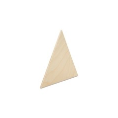 Triangle Wooden Cutouts 10″, Unfinished Crafts & Geometric Decor | Woodpeckers