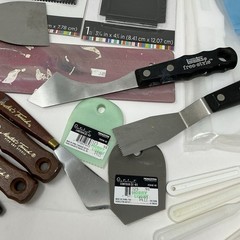 21 Pc Art Paint Spatula Palette Knife Resin Mixing Roller Tool Set