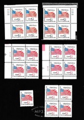 1994 Plate Block, Block or Single 2881/2882! MHN US Stamps! Red/Black G Flag!