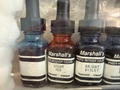 New In Box Marshall Photo Coloring Retouch Colors Set