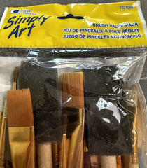Simply Brushes 25pc All Purpose Hobby & Craft Paint Brush Value Pack
