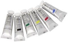 Winsor & Newton Designers’ Gouache Primary Color 6-Tube Paint Set, 14ml