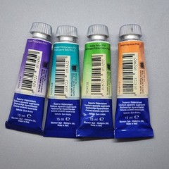 4 MaimeriBlu Watercolor Colour 15ML Tubes* – 409 Blue Verde, 110, 338, 449