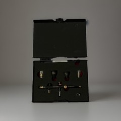 Black Widow Spectrum Professional Airbrush Kit w/ Hard Case & Accessories NEW
