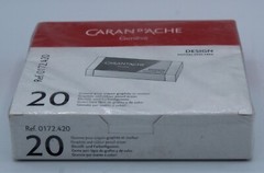 20 Pack Caran d’Ache Design Erasers Graphite & Color Pencil 0172.420 New/Sealed