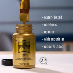 Brilliant Green Gold Paint – Treasure Metallic