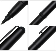Ohto CR01 Ceramic Rollerball Pen Matte Black 1 Count (Pack of 1),