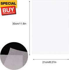 100 Sheets Tracing Sheet, 8.5 x 11 inches Artists Tracing Paper Pad White Transl