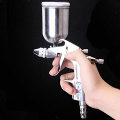 Pro Magic Spray Gun Sprayer Airbrush Alloy Painting tool 0.5mm Nozzle 150ml set