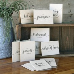 Hortense B. Hewitt 30-Count Wedding Party Thank You Note Card Set 53894