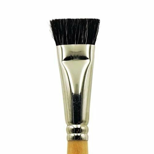 1776 Natural Hair Soft Design Wide Flat Brush