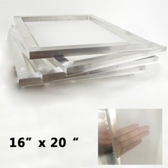 Silk Screen Auxiliary Equipment-4pcs 16″x20″ Aluminum Alloy Frame 80 Mesh,Best