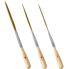 3 Pcs Rigger Liner Brushes Scroll Pinstriping Brush Extra Long Liner Brushes …
