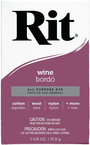 Rit All-Purpose Powder Dye, Wine 1-1/8 oz (Pack of 1),