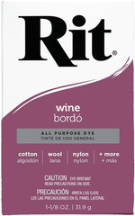 Rit All-Purpose Powder Dye, Wine 1-1/8 oz (Pack of 1),