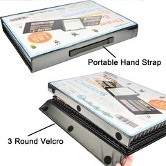 185-Piece Double Sided Trifold Easel Art Set for Kids – Portable Creativity