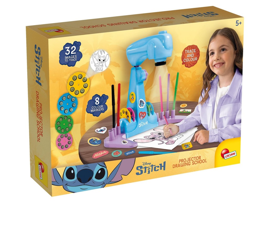 Lisciani – DISNEY STITCH – Projector Drawing School for Children aged 5 and over