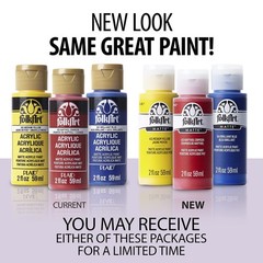 FolkArt Acrylic Paint in Assorted Colors (2 2 Fl Oz (Pack of 1), Bark Brown