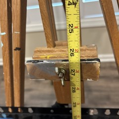 Vintage Universal Folding Easel Adjustable Angle & Portable Outdoor/Indoor