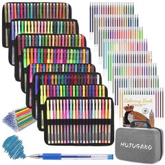 320 Pack Pens Set,160 Colored pen with 160 Refills 100% More Ink, Include Gli…
