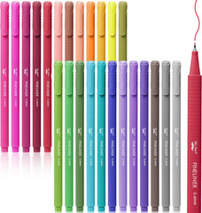 Mr. Pen- Fineliner Pens Colored, 24 Pack, Bible Journaling Pen, Ergonomic