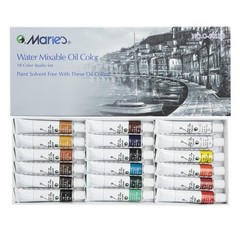Water Soluble Oil Color Paint Set – 12ml Tubes – Solvent-Free – Assorted Colors