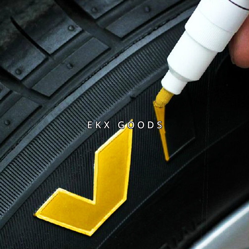 Tire Ink Permanent Marker Tyre Lettering Paint Pen USA Seller TOYO 4 Pack Yellow