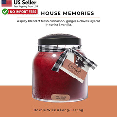 A Cheerful Giver Farm House Memories 34oz Papa Scented Candle 155 Hours – USA