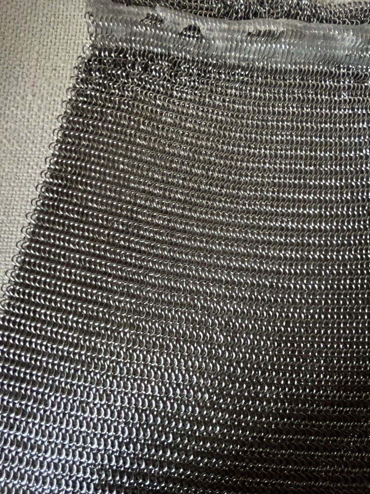 Metal mesh chain mail mesh craft supply 10 pieces Craft Art Purse repair lamp