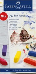 24 PCS Creative Studio Soft Pastel Mini Sticks 1.25 Vivid Colors Art Craft