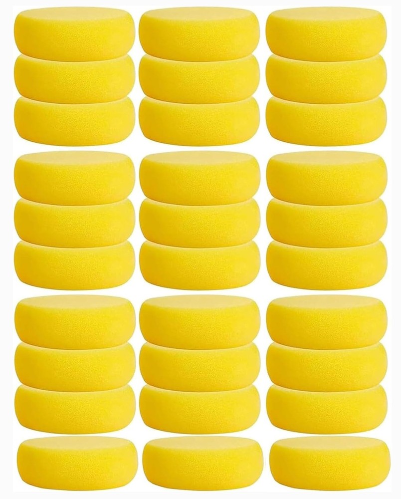 30 PCS Round Paint Sponges Applicator DIY Foam Art Craft Stippling Tool