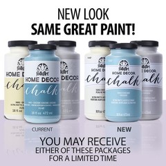 Home Decor Chalk Furniture Acrylic Craft Paint Rich Black 16 oz Bottle Art