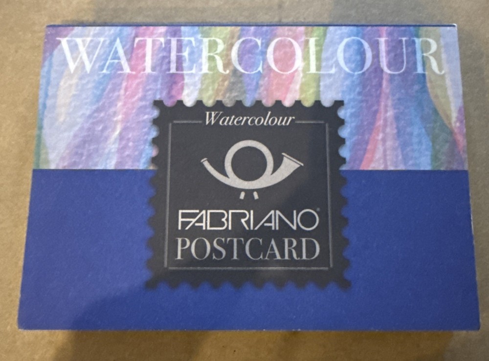 Fabriano Watercolour paper Postcard Pack paper 20 Postcards artists blank A6