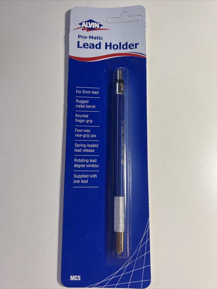 Alvin, MC5, Pro-Matic Metal Lead Holder Mechanical Pencil, Writing/Drawing Tool