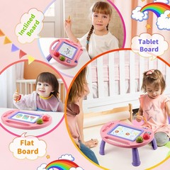 BABLOCVID Magnetic Drawing Doodle Board Toddler Toy, 1-2 Year Old Girls