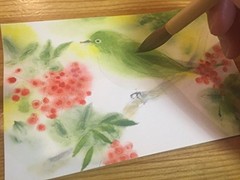 Nihonga Sumi Watercolor Painting Set 12 Colors Plus Inkstick And Inkstone Japan