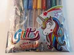 Flair Glitter Xtra Sparkle Gel Pens Pack of 10 Assorted Colours