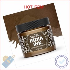 Speedball India Ink, Sepia, 1-Ounce