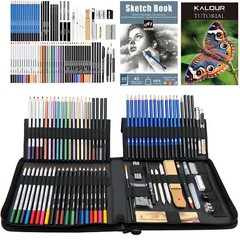 82 Pack Drawing Sketching Kit Pro Art Supplies with Sketchbook Include Tutori…