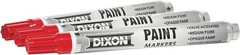 Dixon Industrial Paint Markers, Valve Action Medium Tip, 12-Count,