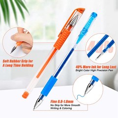 TANMIT 36 Colors Gel Pens Set for Adult Coloring Books, Colored Gel Marker wi…