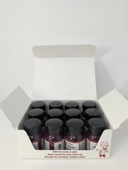 (12) 1 Oz Bottles Of Angelus Acrylic Leather Burgundy Paint New