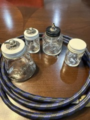 Badger Model 175 Air Brush With Badger Model 180-11 Compressor And Lots Of Parts