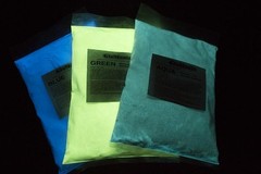 AQUA Glow in the Dark pigment powder 5th Gen 1lb Luminous, Strontium