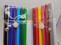 Pentel Arts Color Pen Box of 12 S360-12 Fine Point Color Markers NEW!