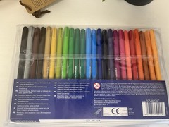 Staedler 24 Fiber Tip Pens