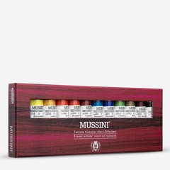 Schmincke – MUSSINI finest resin oil paints, cardboard set, 12 x 15 ml set, 7…
